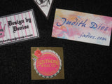 Digitally Printed Labels - Self Adhesive - Custom Couture Label Company