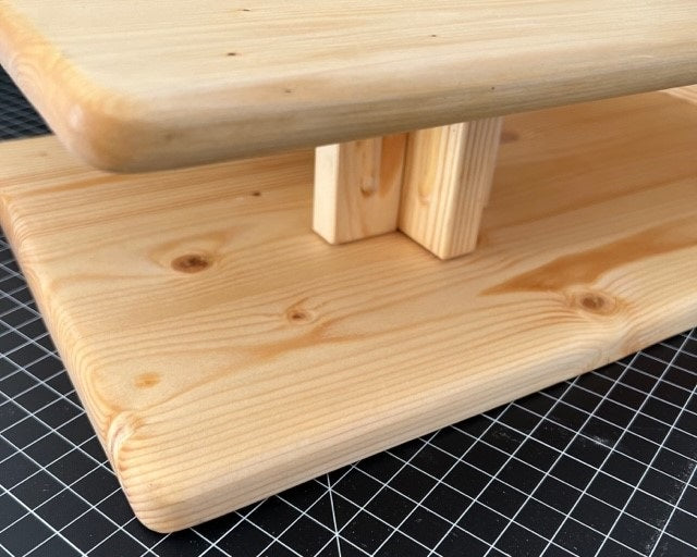 Solid Wood Embroidery or Sewing Machine Riser With Drawer - Free Arm Stand For Sewing/Embroidery Machines