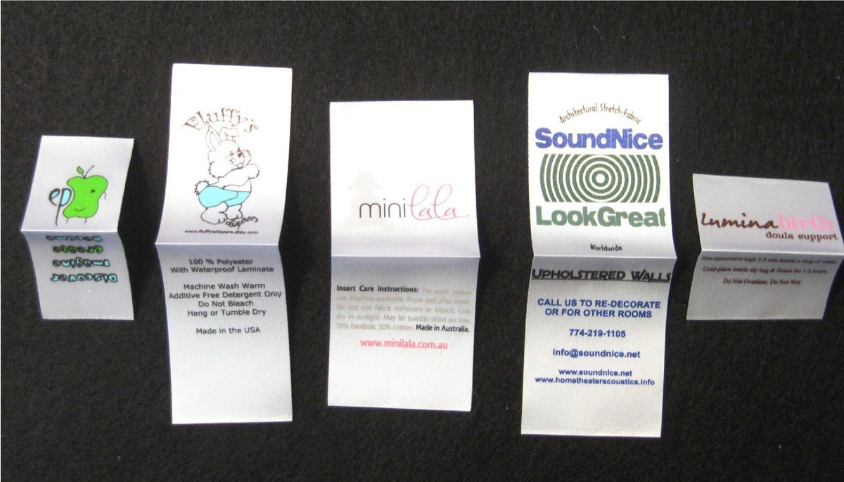 Digitally Printed Labels - Sew On – Custom Couture Label Company