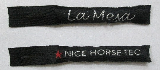 Woven Zipperpulls shown stuffed