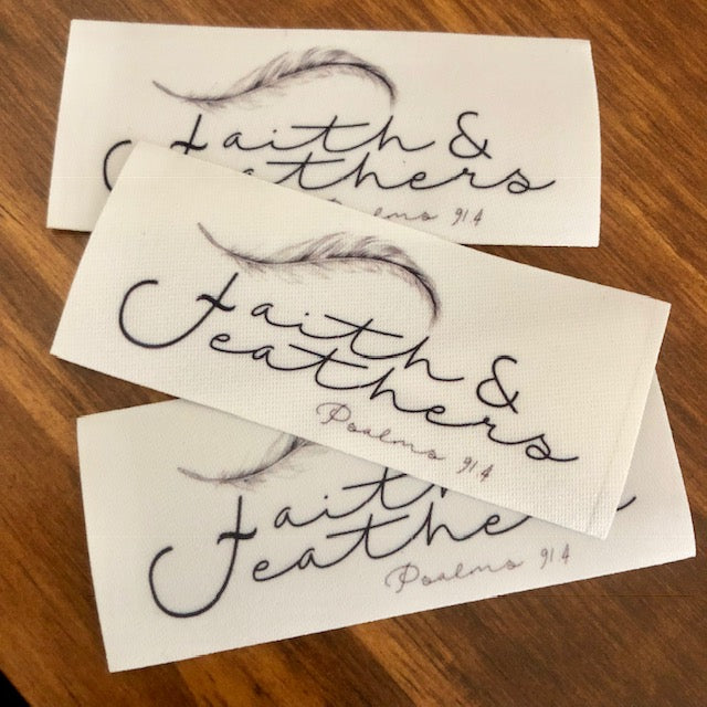 Digitally Printed Labels - Sew On - Iron On - Self Adhesive