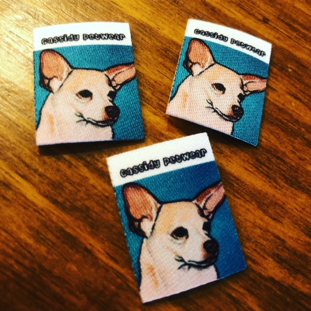 Digitally Printed Labels - Sew On - Iron On - Self Adhesive