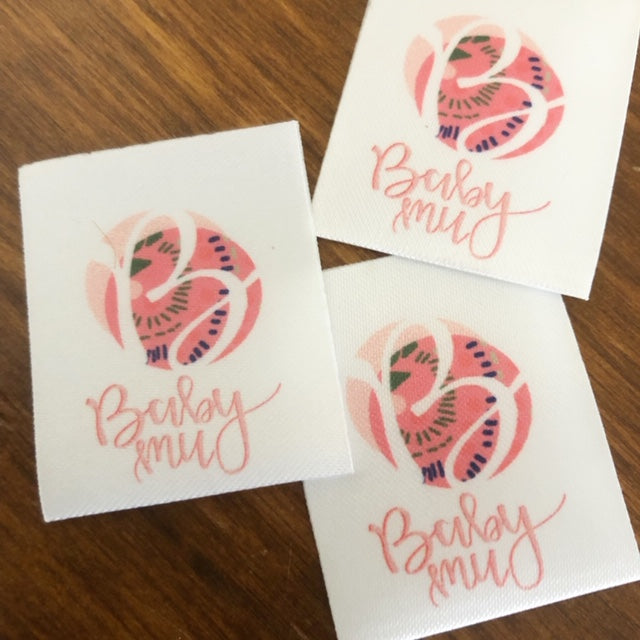 Digitally Printed Labels - Sew On - Iron On - Self Adhesive