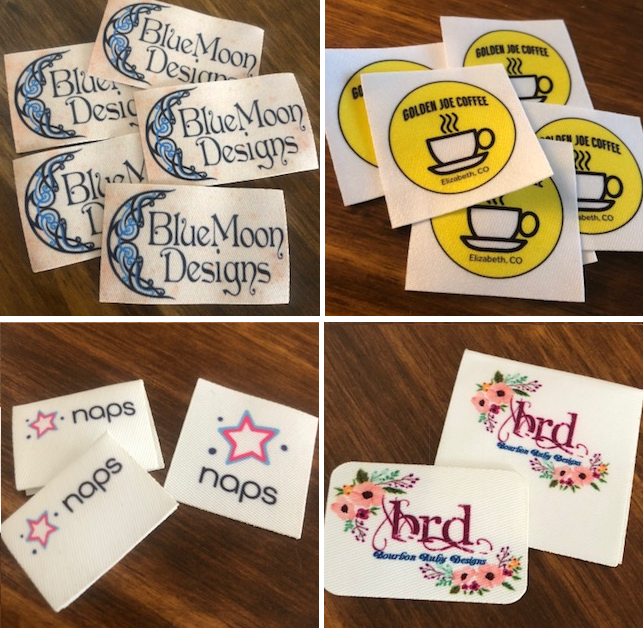 Digitally Printed Labels - Sew On - Iron On - Self Adhesive