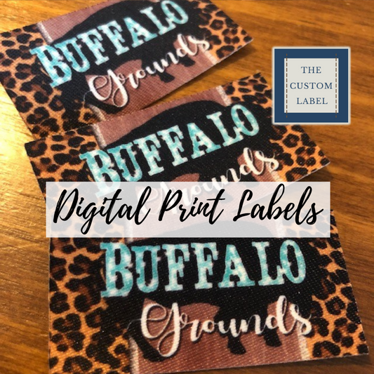 Digitally Printed Labels - Sew On - Iron On - Self Adhesive