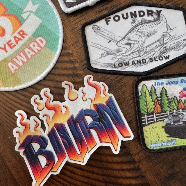 Printed Patches - Sew On - Iron On or Velcro® Backed