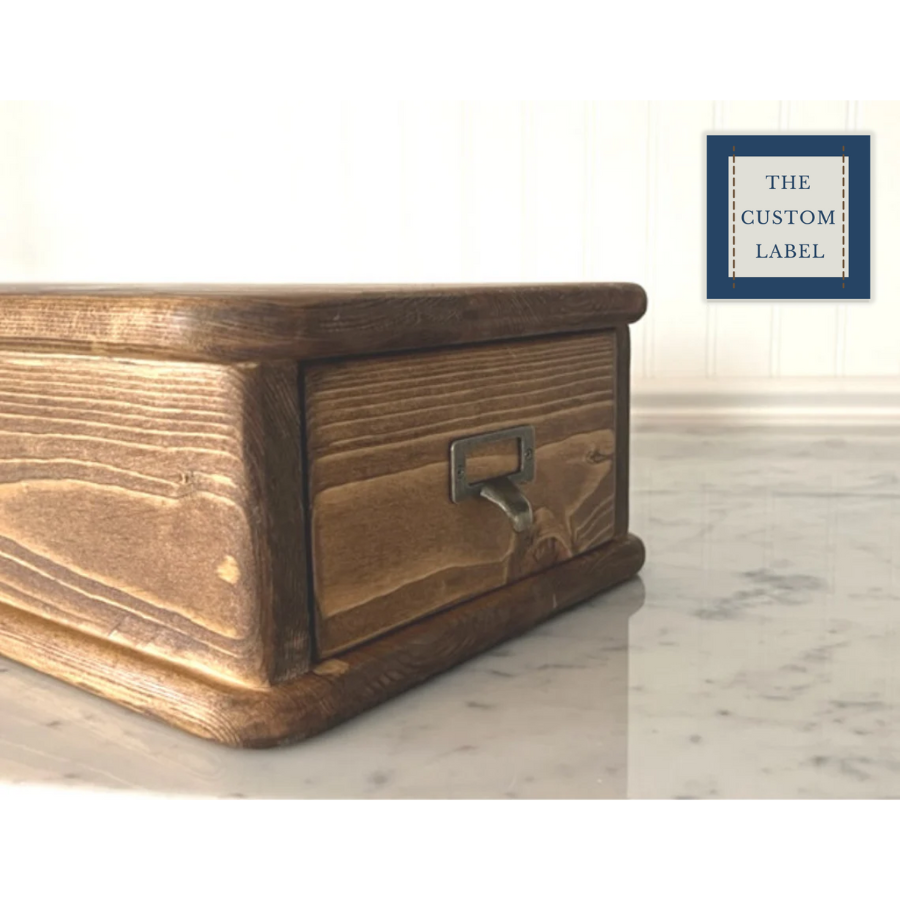 Handcrafted Solid Pine Sewing/Embroidery Machine Free Arm Riser with Drawer