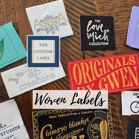 Woven Labels - Sew On - Iron On - Self Adhesive