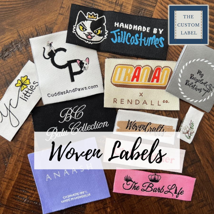 Woven Labels - Sew On - Iron On - Self Adhesive