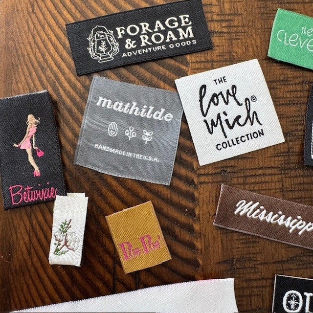 Woven Labels - Sew On - Iron On - Self Adhesive