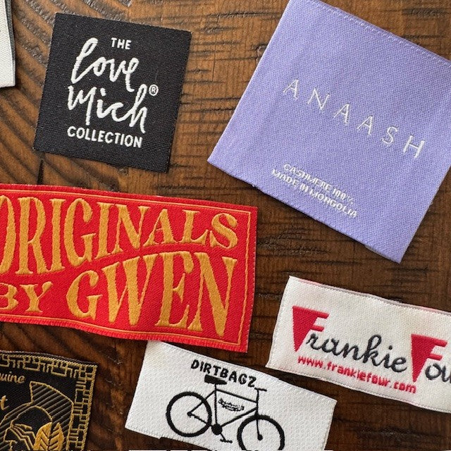 Woven Labels - Sew On - Iron On - Self Adhesive