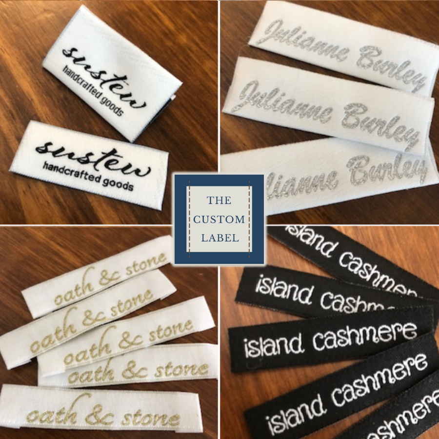 Woven Labels - Sew On - Iron On - Self Adhesive