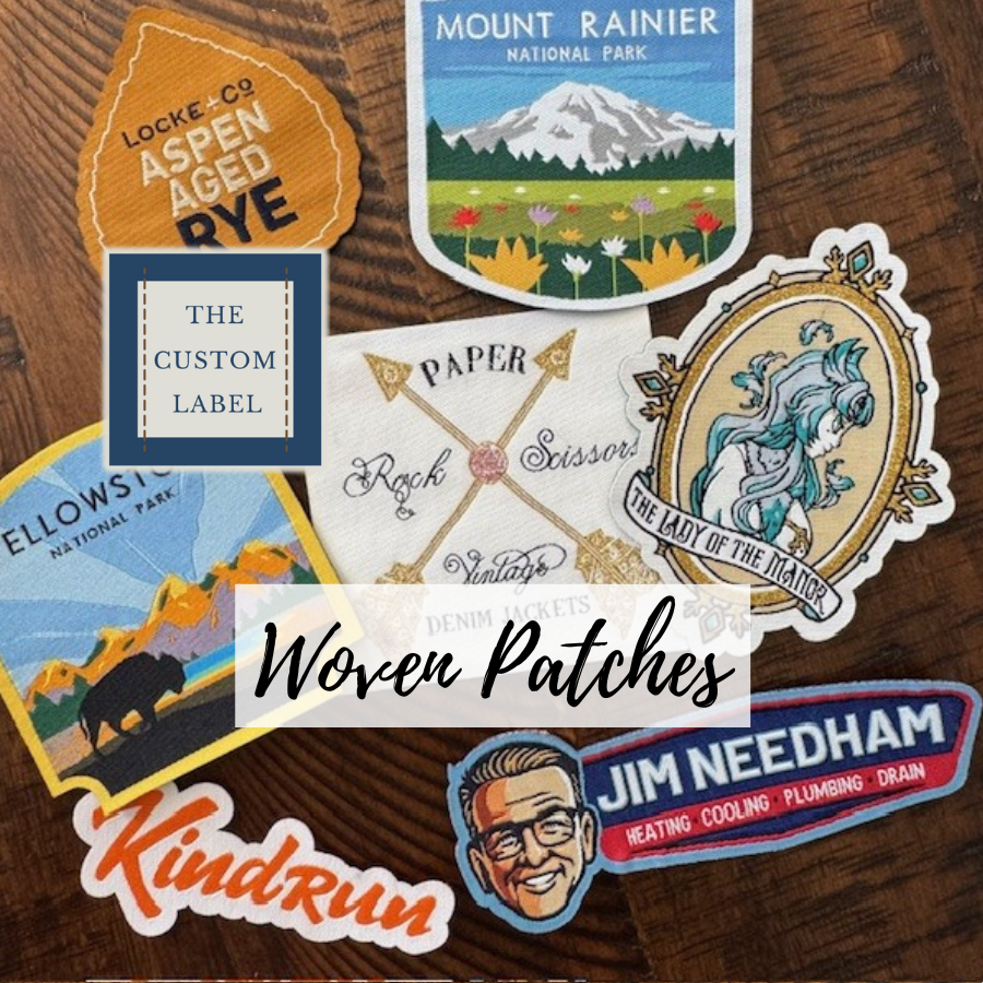 Woven Patches - Sew On - Iron On or Velcro® Backed