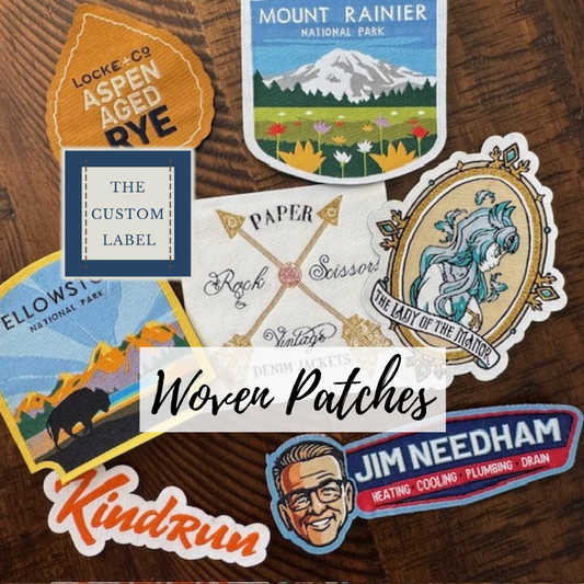 Woven Patches - Sew On - Iron On or Velcro® Backed