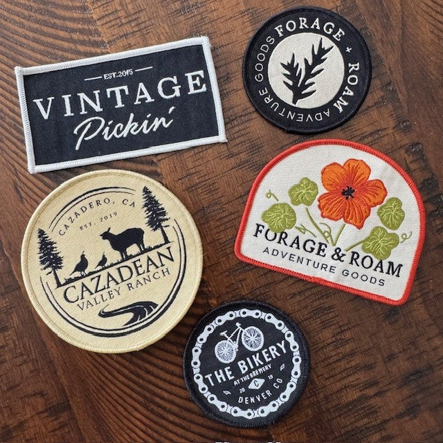 Woven Patches - Sew On - Iron On or Velcro® Backed