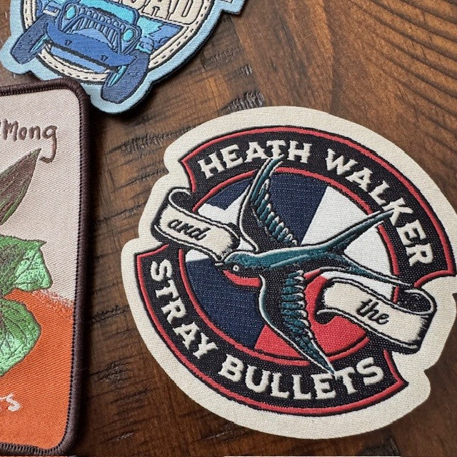 Woven Patches - Sew On - Iron On or Velcro® Backed