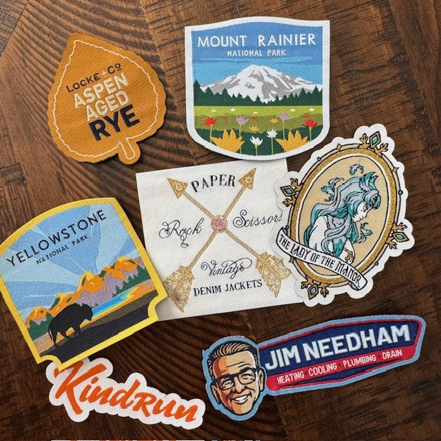 Woven Patches - Sew On - Iron On or Velcro® Backed