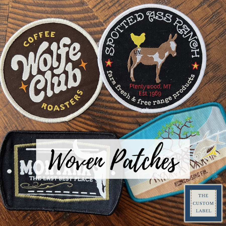 Woven Patches - Sew On - Iron On or Velcro® Backed
