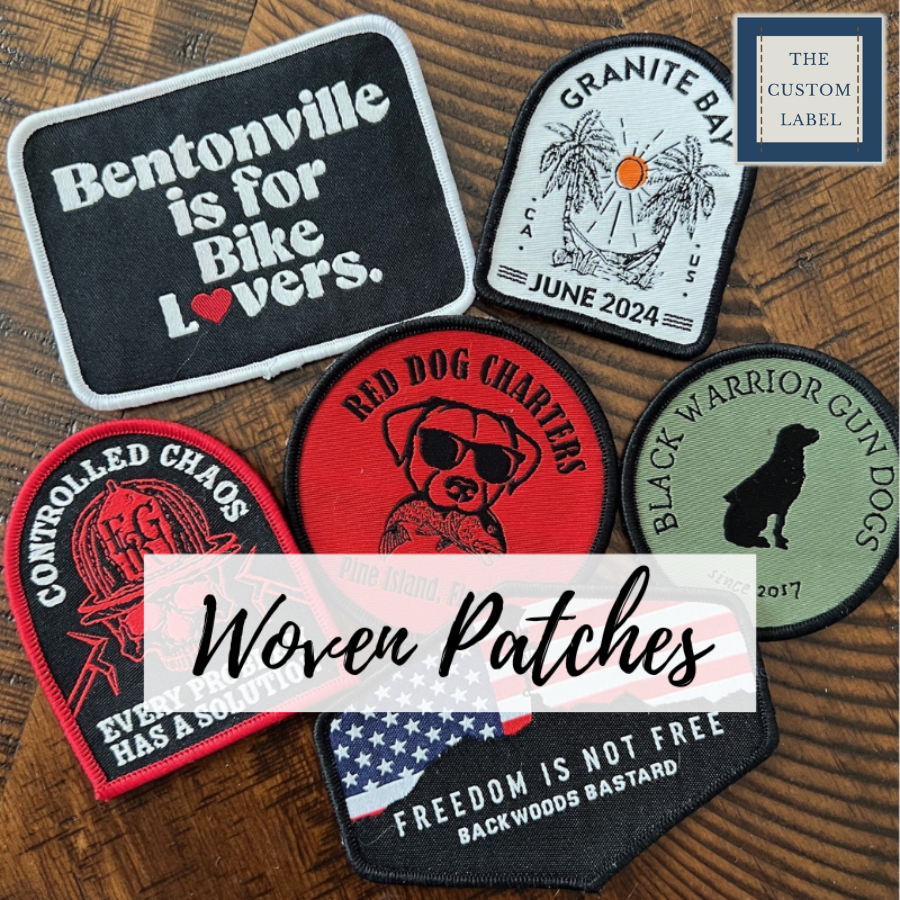 Woven Patches - Sew On - Iron On or Velcro® Backed