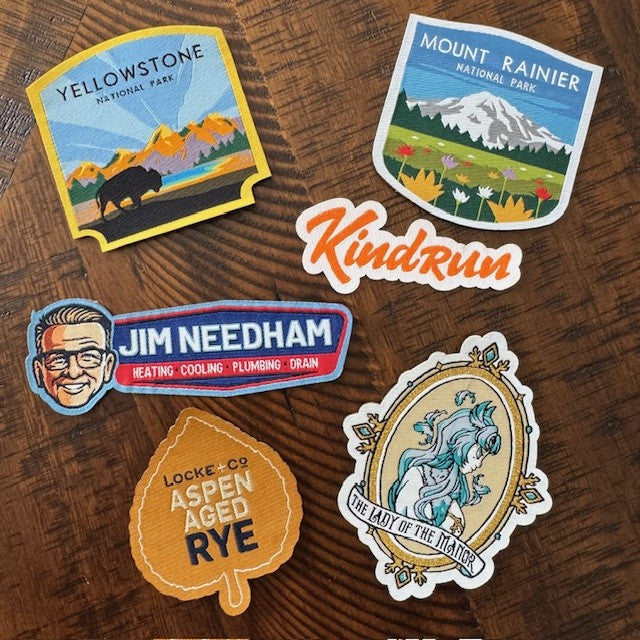 Woven Patches - Sew On - Iron On or Velcro® Backed