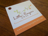 3" Square Hangtags or Square Business cards - Custom Couture Label Company