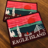 Iron on woven patch
