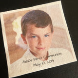First Communion boys suit label by Custom Couture Label Co