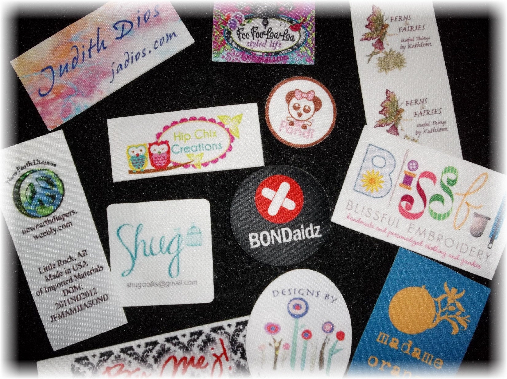 Digitally Printed Labels - Iron On - Custom Couture Label Company