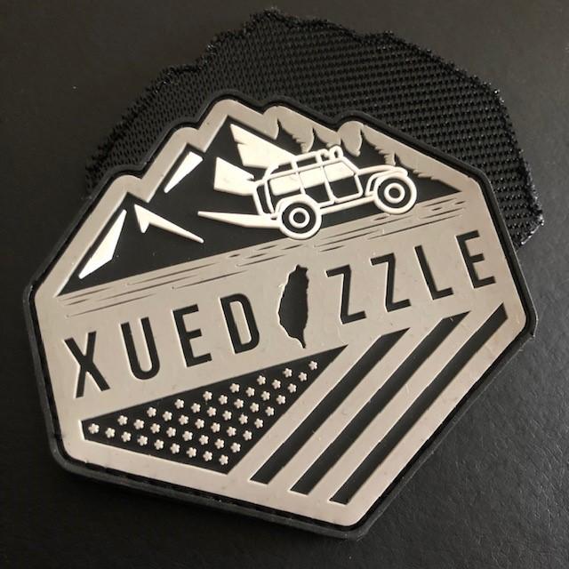 Pvc patch with Velcro brand backing