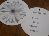 2.5" Round, Circle Hangtags or Round, Circle Business cards - Custom Couture Label Company