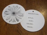 2.5" Round, Circle Hangtags or Round, Circle Business cards - Custom Couture Label Company