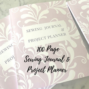 Sewing journal & project planner by Custom Couture Label Co.