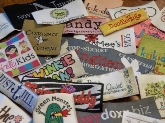 Woven Iron on Labels for Clothing