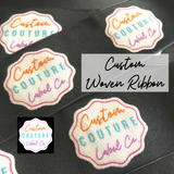 Custom Woven Ribbon by Custom Couture Label Co